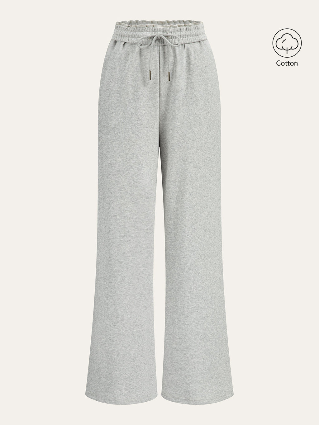 Cotton Blend Straight Leg Joggers — Svelte Chic