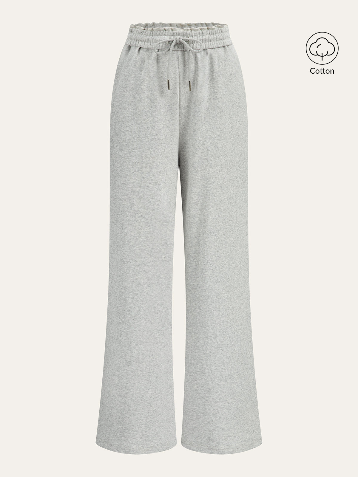 Cotton Blend Straight Leg Joggers — Svelte Chic