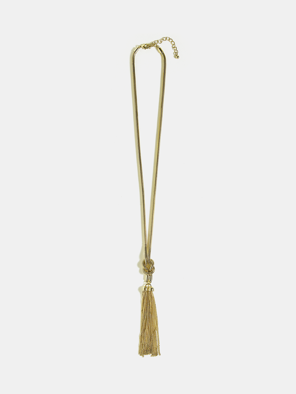 Tassel Knot Long Necklace — Svelte Chic