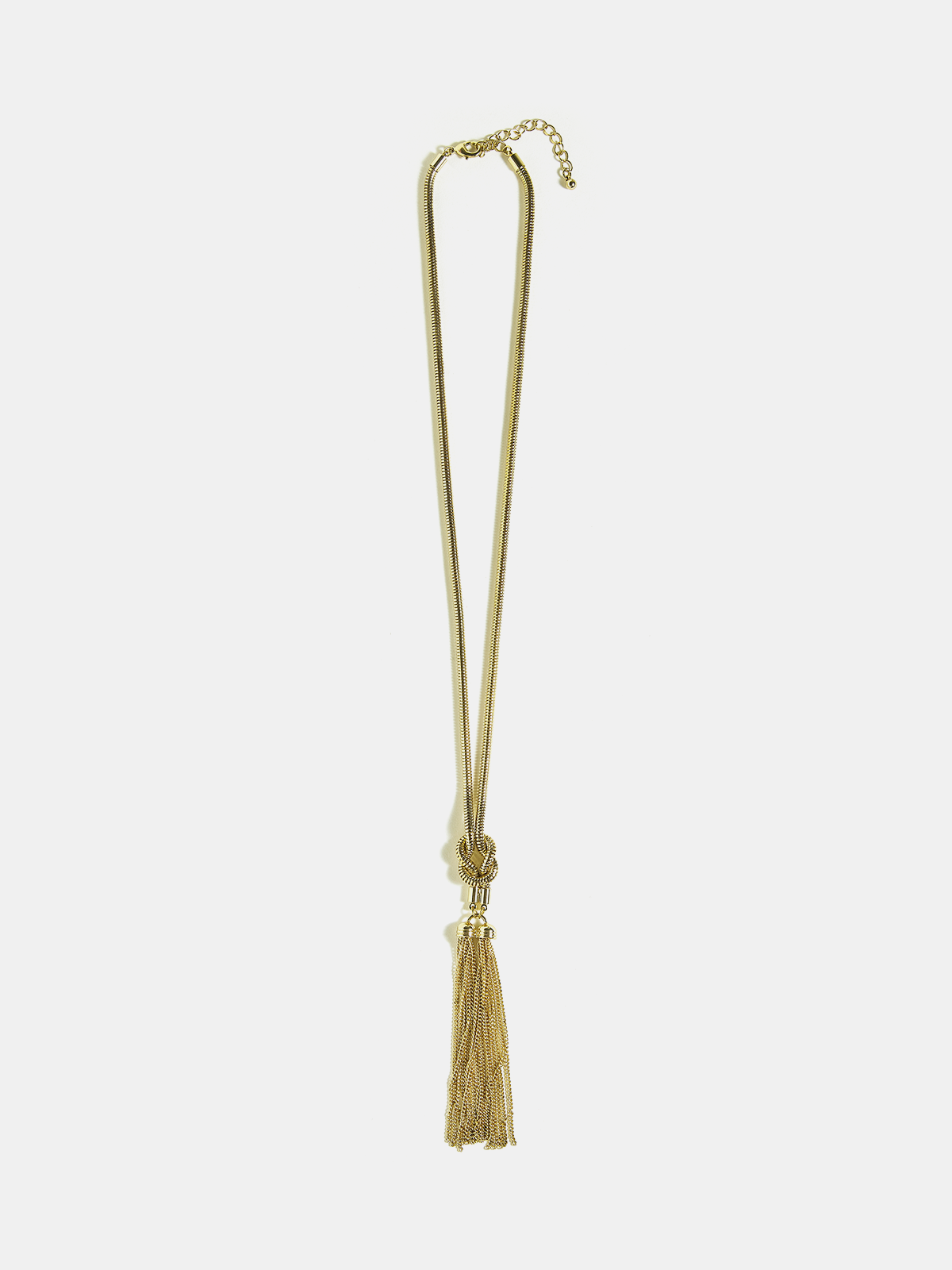 Tassel Knot Long Necklace — Svelte Chic