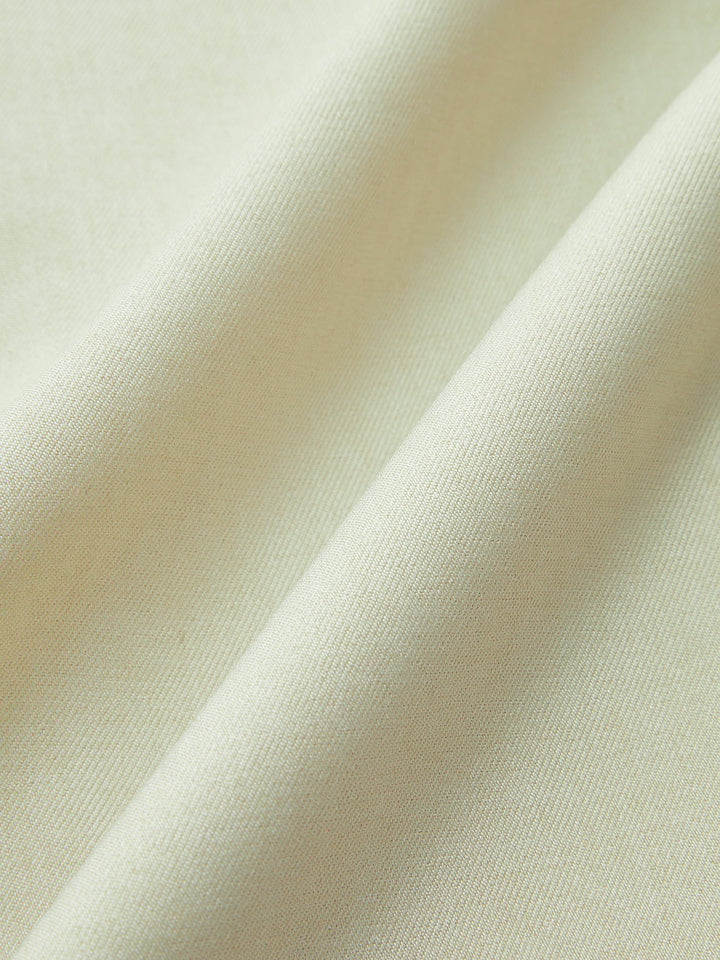 Yaka Boğazlı Düğmeli Ön Uzun Elbise