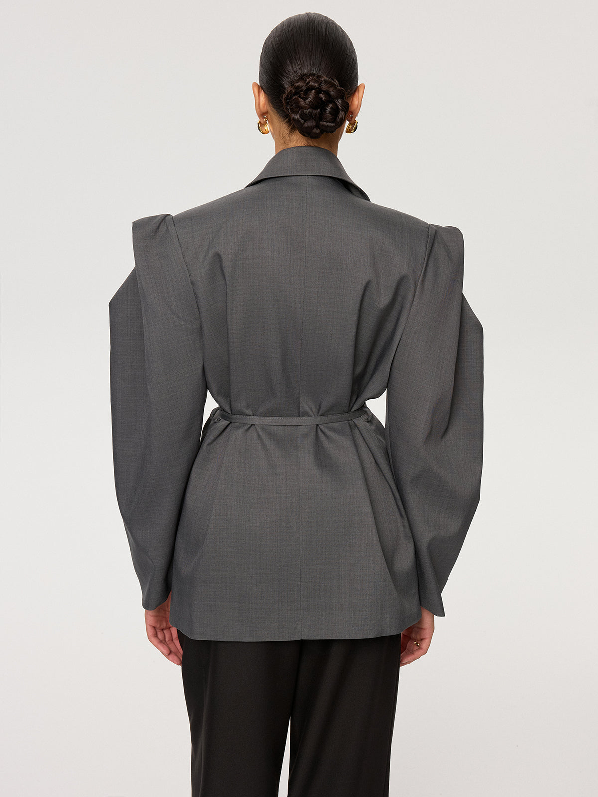 Tie Belt Blazer — Svelte Chic