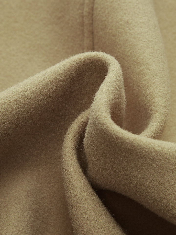 Asimetrik Düğmeli Palto