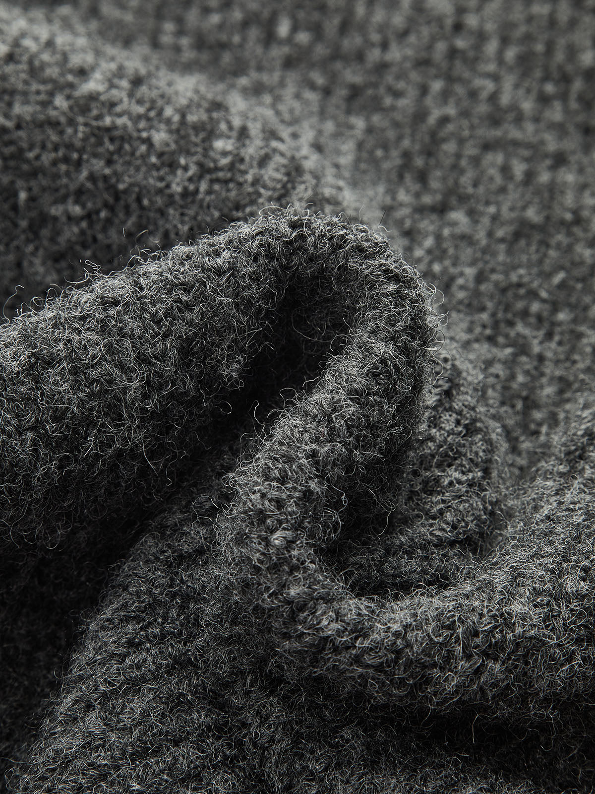 Wool Blend Brushed Knit Midi Dress — Svelte Chic