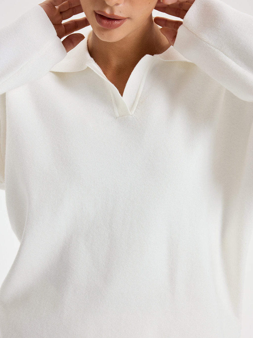 Oversized Polo Knit Set — Svelte Chic
