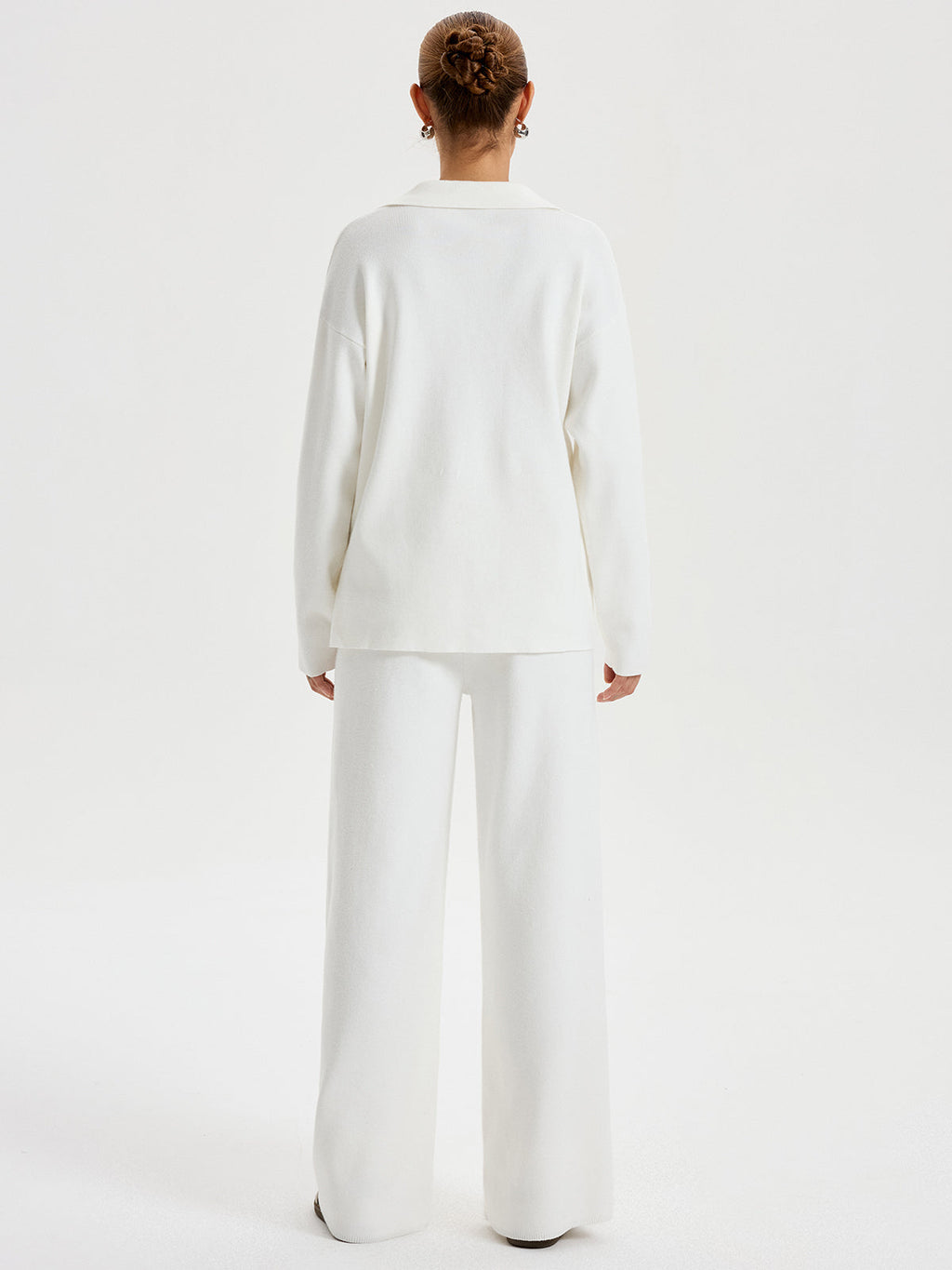 Oversized Polo Knit Set — Svelte Chic