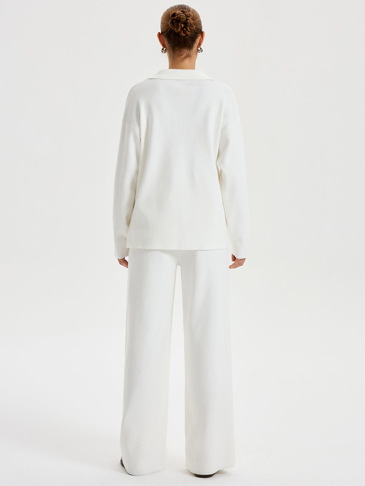 Oversized Polo Knit Set — Svelte Chic