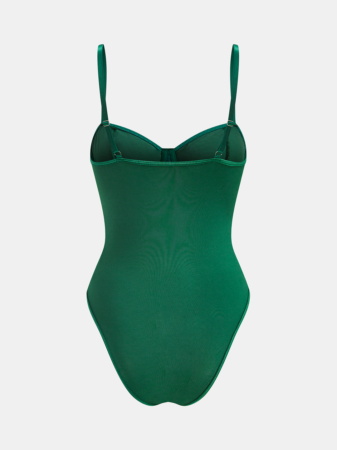 Çiçek Desenli İşlemeli Büstiyer Kostüm Bodysuit