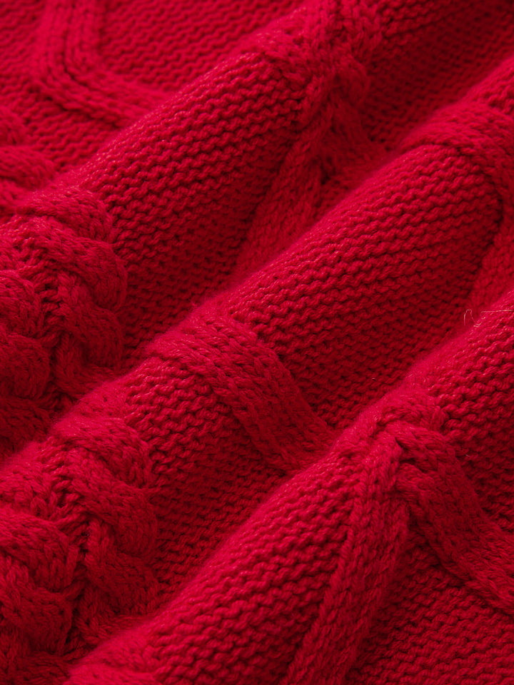 Örgü Çeneli Kolyeli Kazak