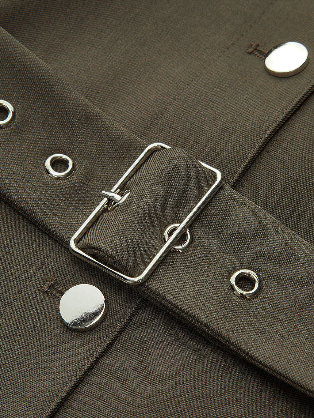 Stand Collar Belted Trench Coat — Svelte Chic