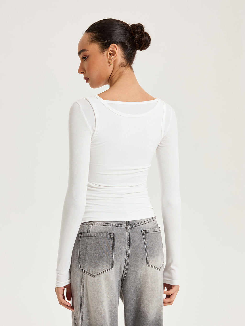 Modal Long Sleeve Top, Set of Two — Svelte Chic