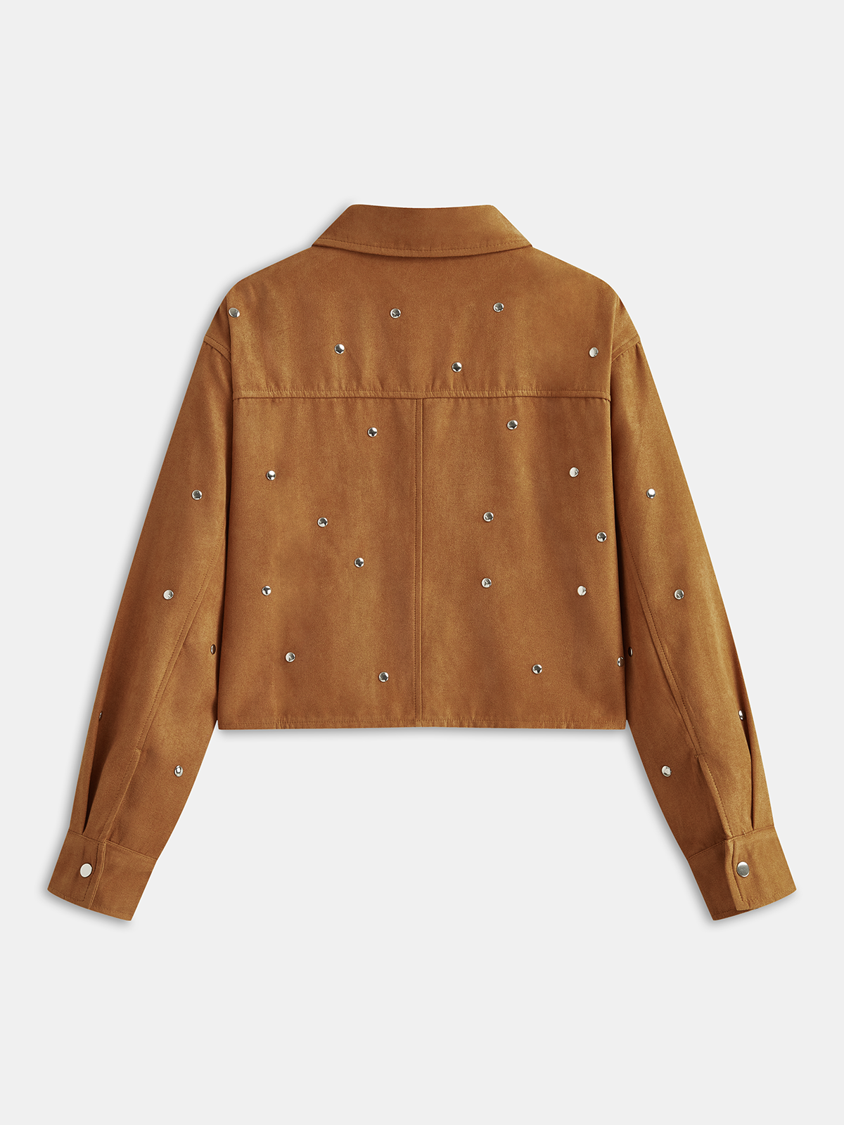Suede Effect Zip Jacket — Svelte Chic