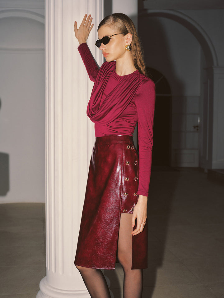 Uzun Kollu Şık Bluz