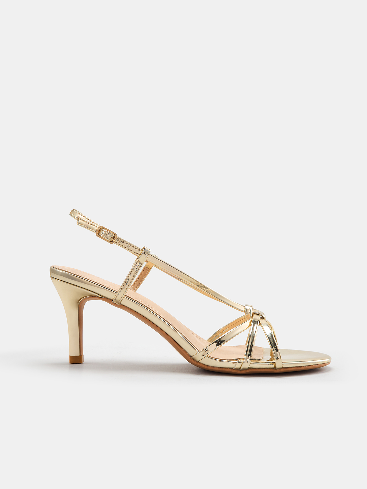 Knot Detail Slingback Sandals — Svelte Chic