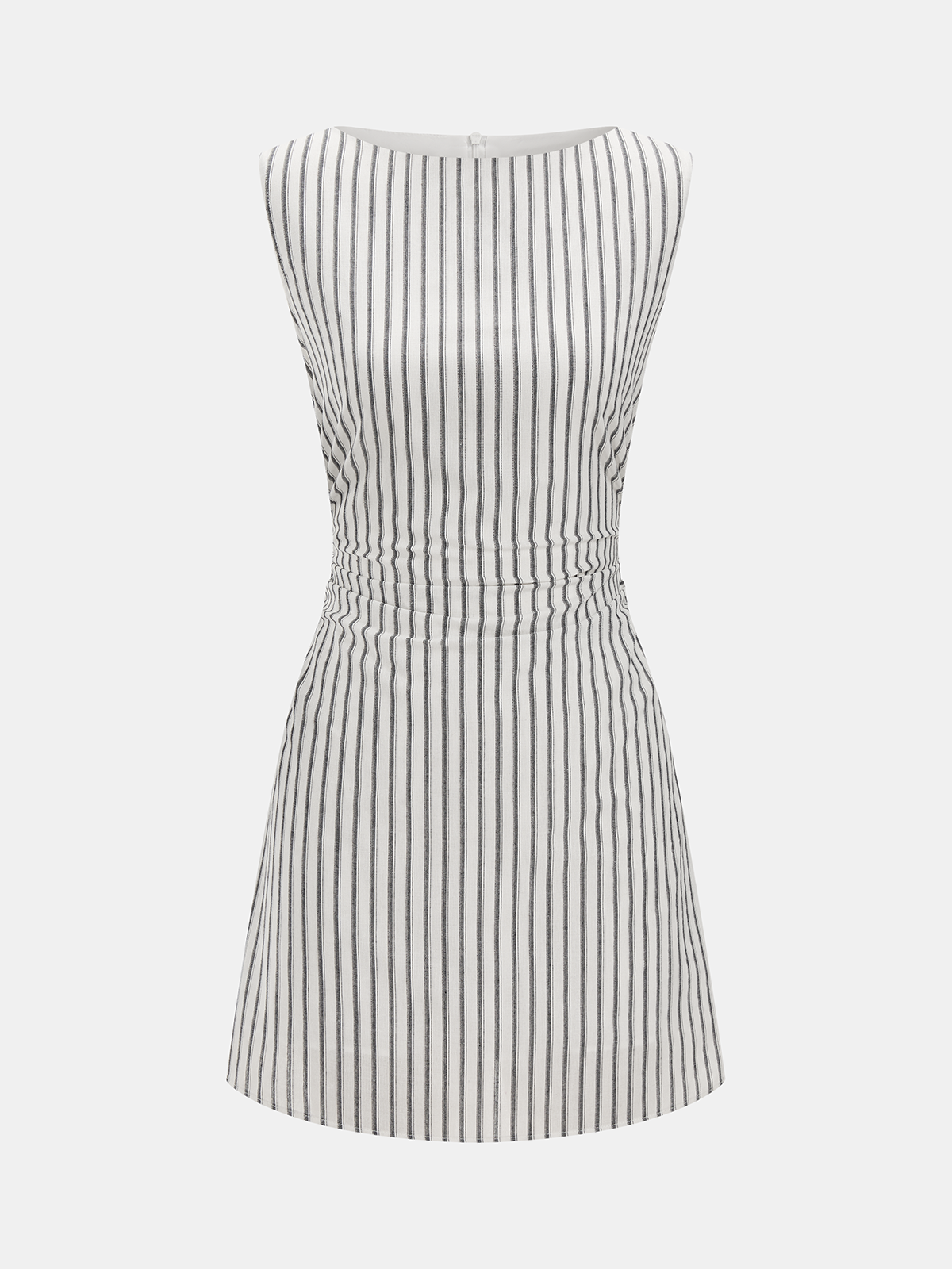 Striped Cotton Sleeveless Mini Dress — Svelte Chic
