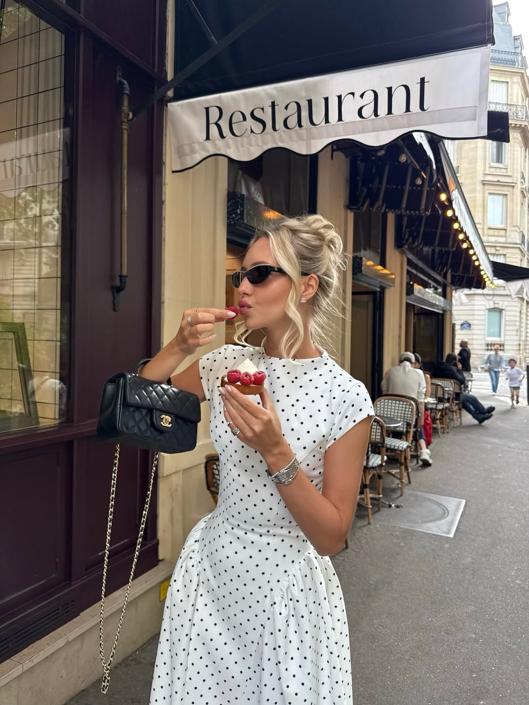 Polka Dot Cami Midi Dress — Svelte Chic