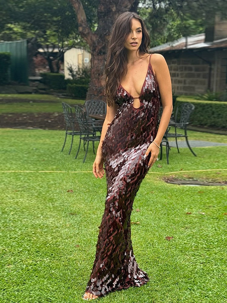 Kailani Sequin Maxi Dress — Svelte Chic
