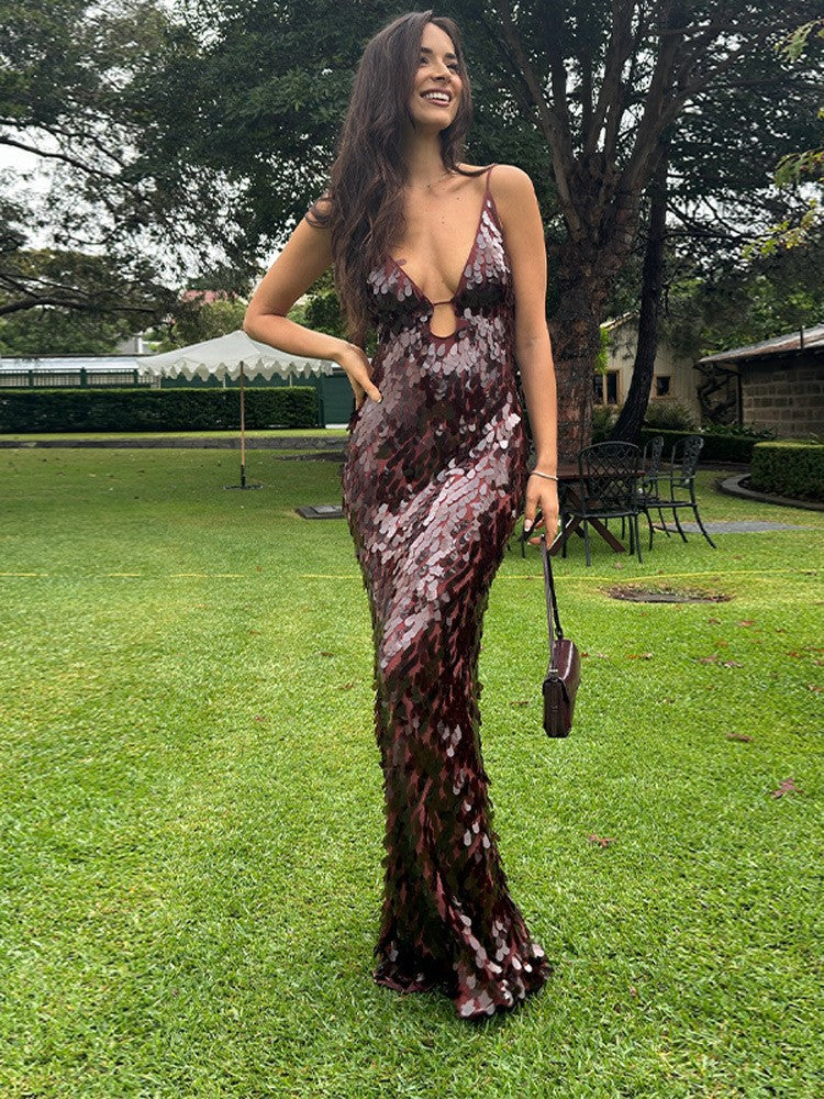 Kailani Sequin Maxi Dress — Svelte Chic