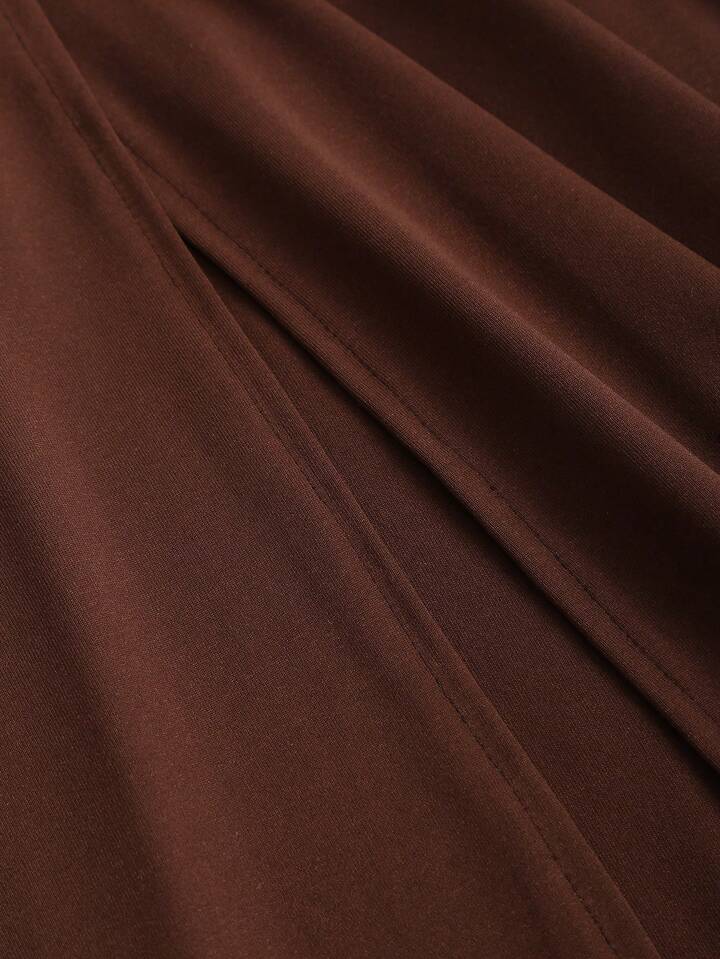 Halter Tie Side Slit Dress — Svelte Chic