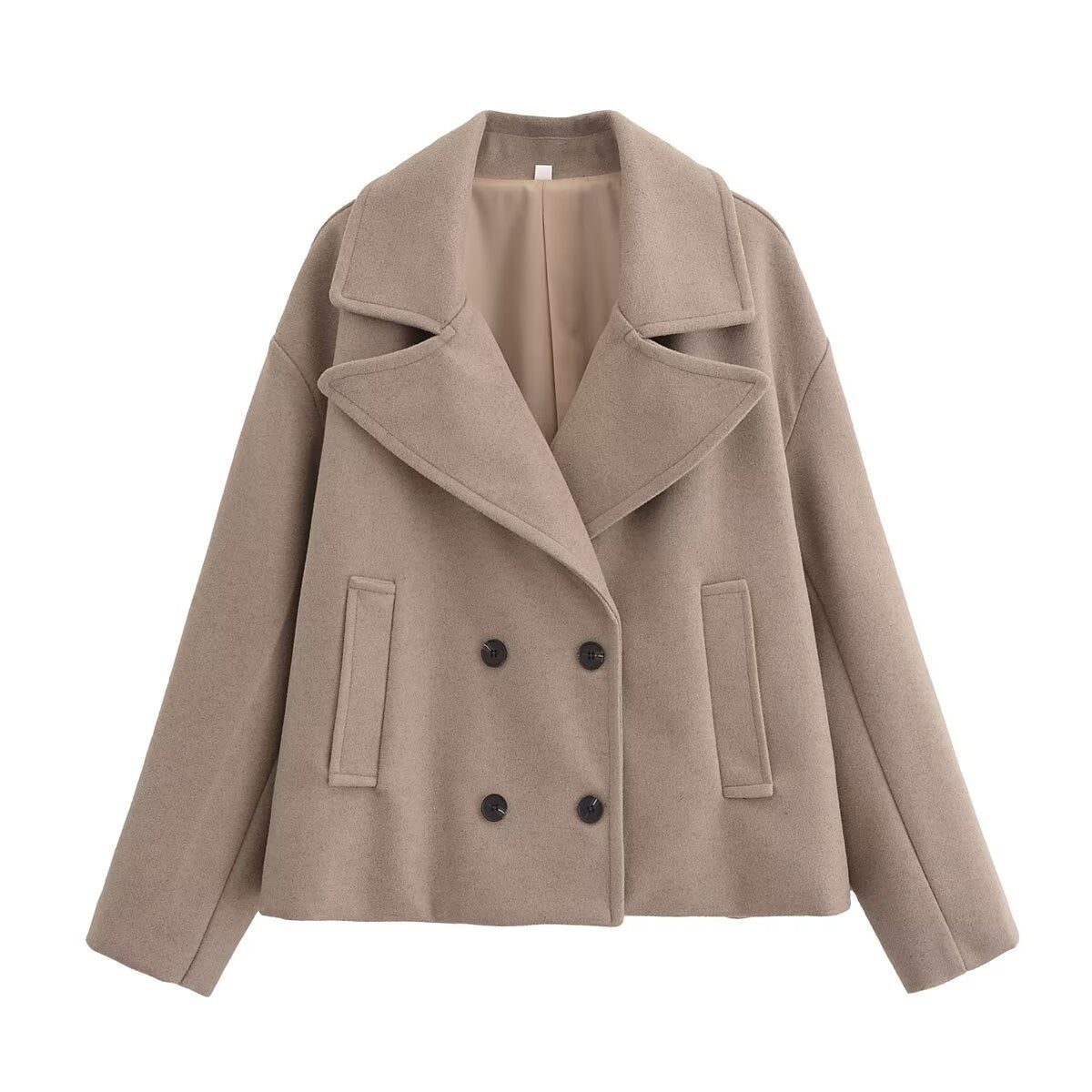 Button Lapel Oversized Jacket — Svelte Chic