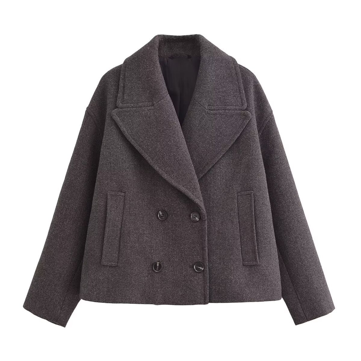 Button Lapel Oversized Jacket — Svelte Chic