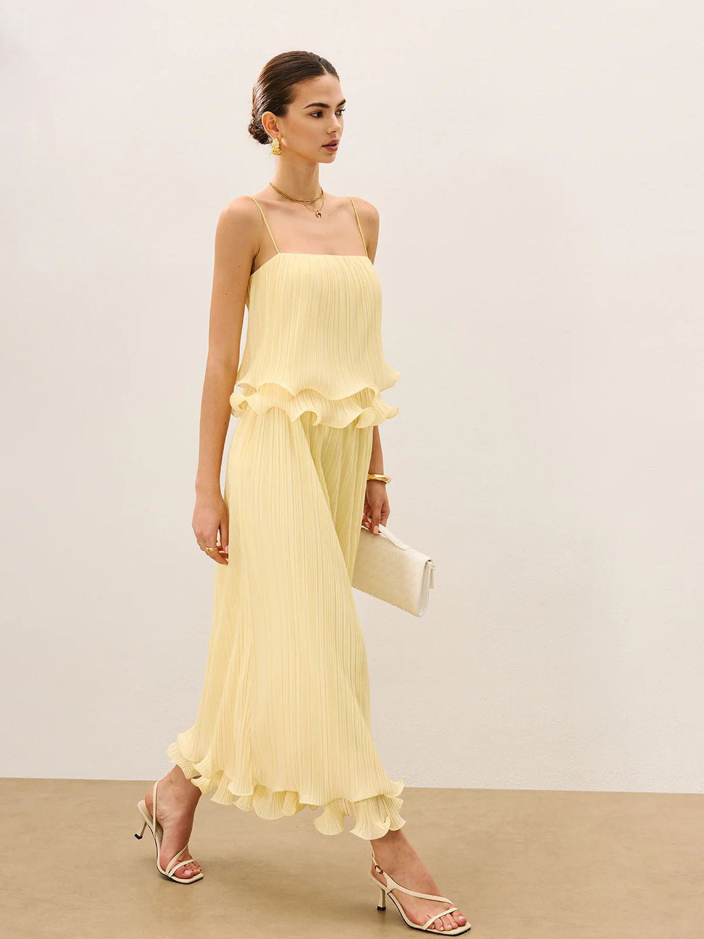 Strapless Lace Detail Maxi Dress — Svelte Chic