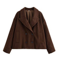 Button Lapel Oversized Jacket — Svelte Chic