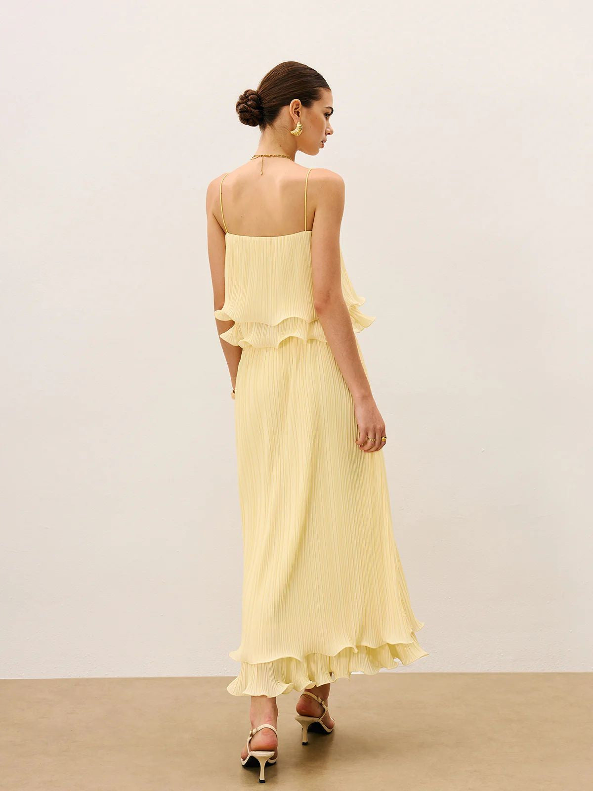 Strapless Lace Detail Maxi Dress — Svelte Chic