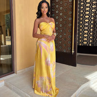 Madilyn | Dökümlü Uzun Elbise