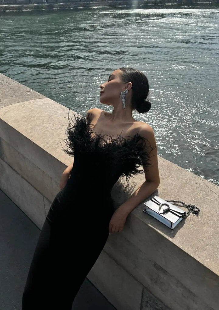 Anastasia | Lüks Tüy Elbise