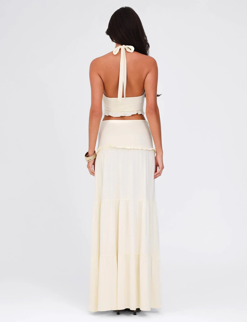 Laura Printed Halter Top and Mini Skirt Set — Svelte Chic