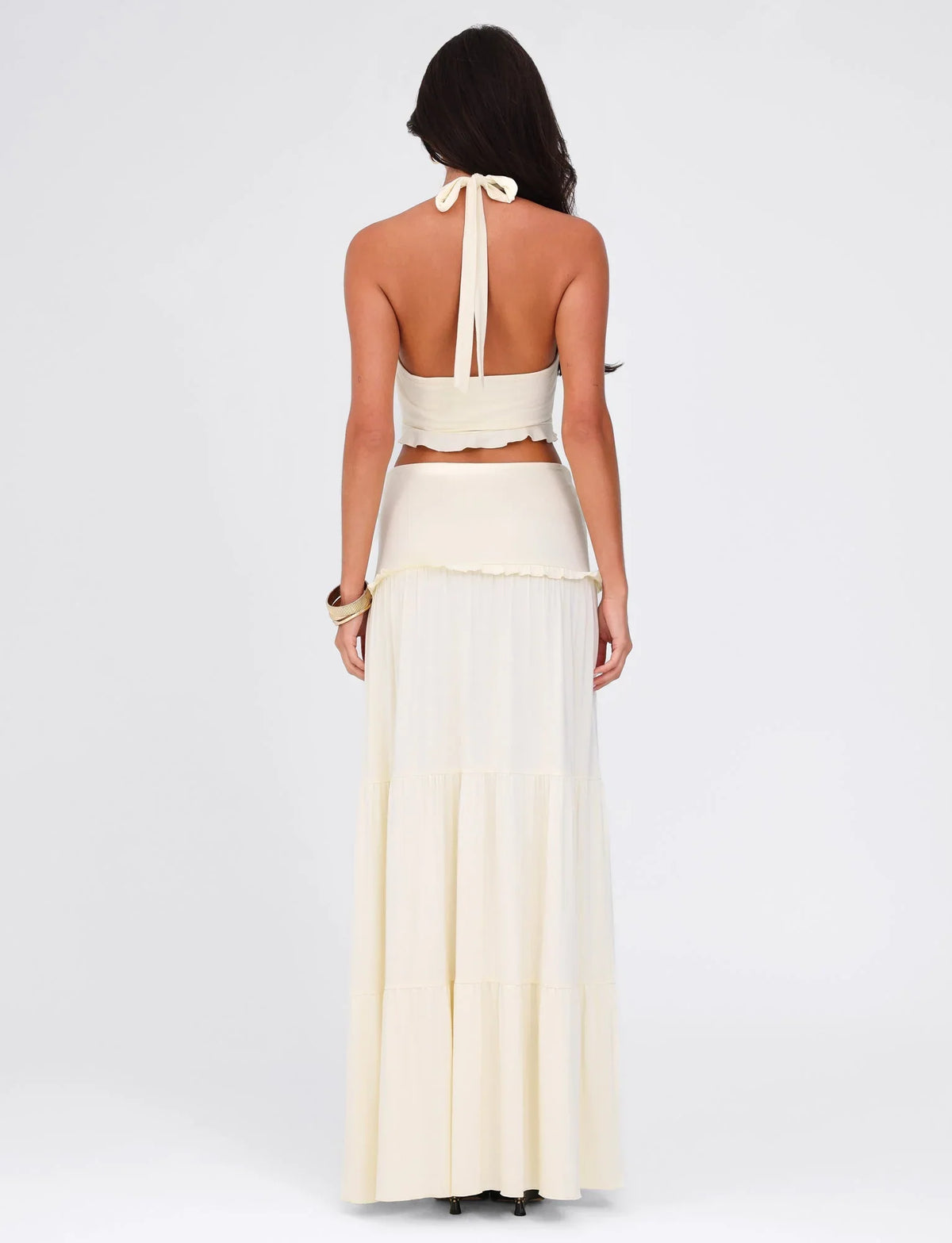 Laura Printed Halter Top and Mini Skirt Set — Svelte Chic