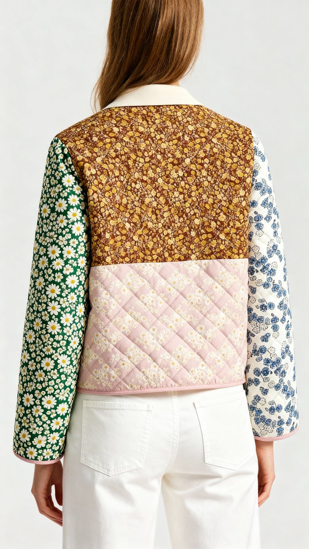 Açık Patchwork Ceket