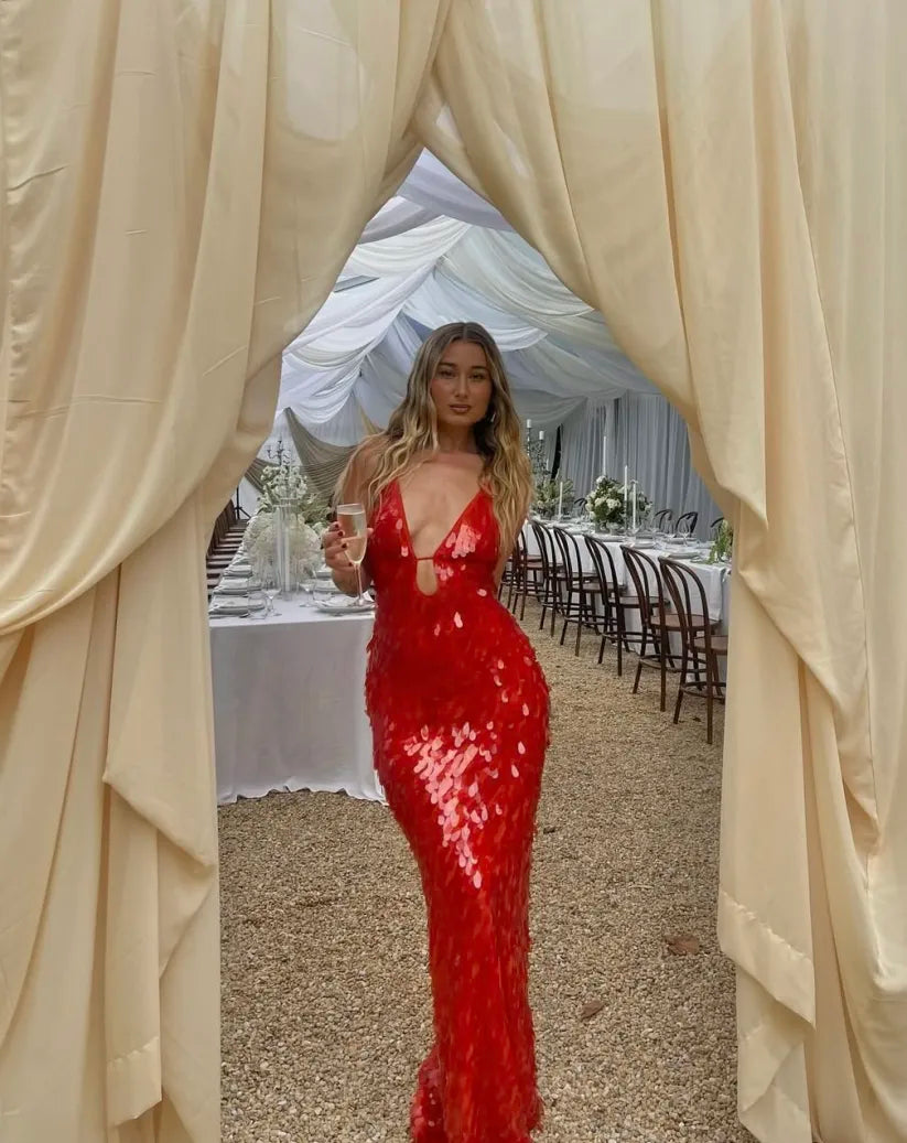 Kailani Sequin Maxi Dress — Svelte Chic