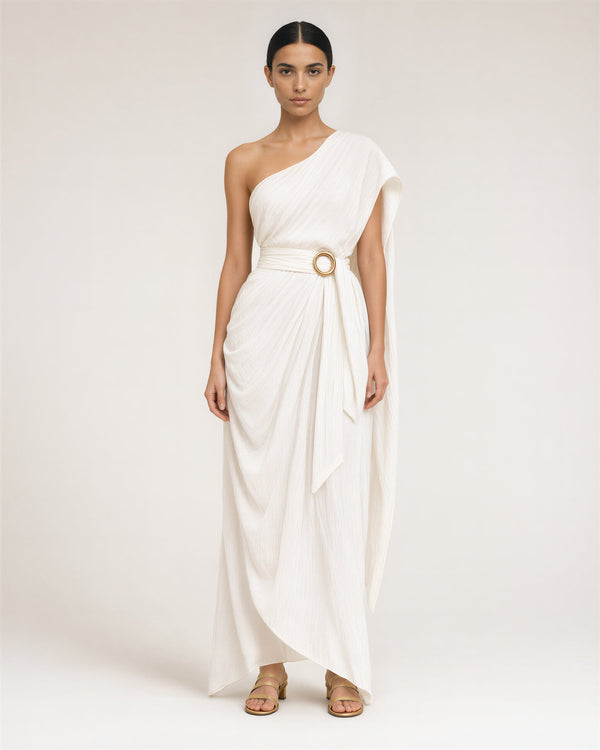 Agata One Shoulder Maxi Dress