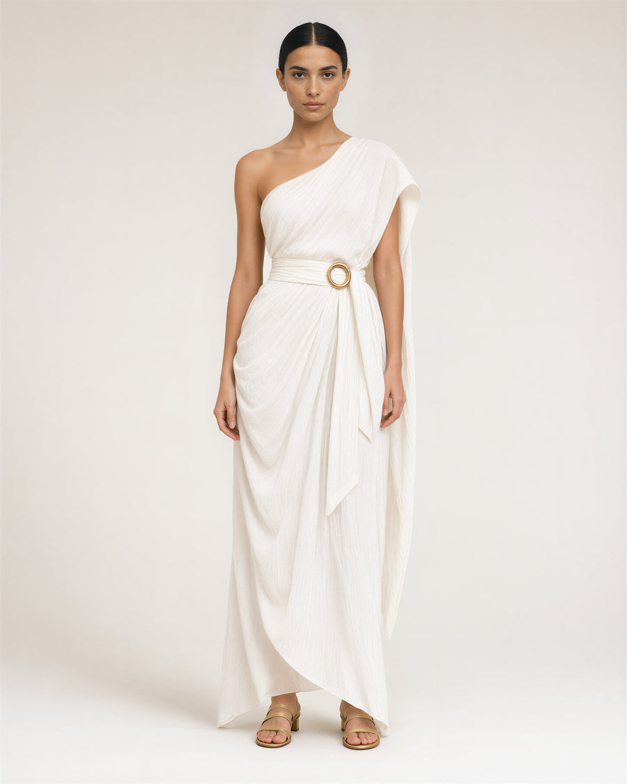 Agata One Shoulder Maxi Dress