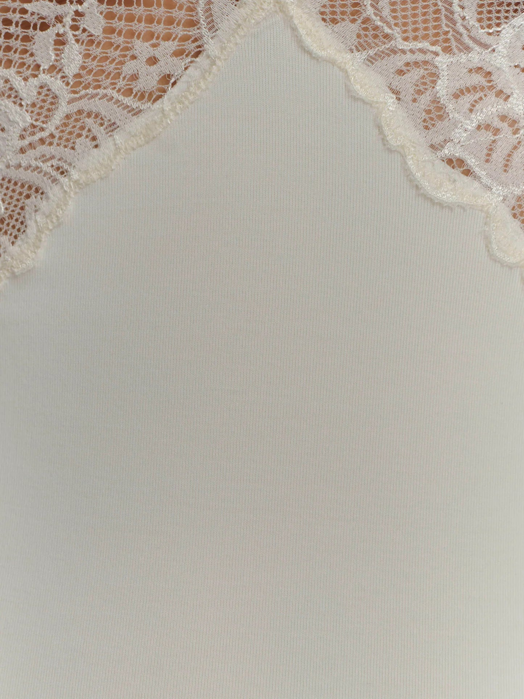 Lace Insert Maxi Dress in Ivory — Svelte Chic
