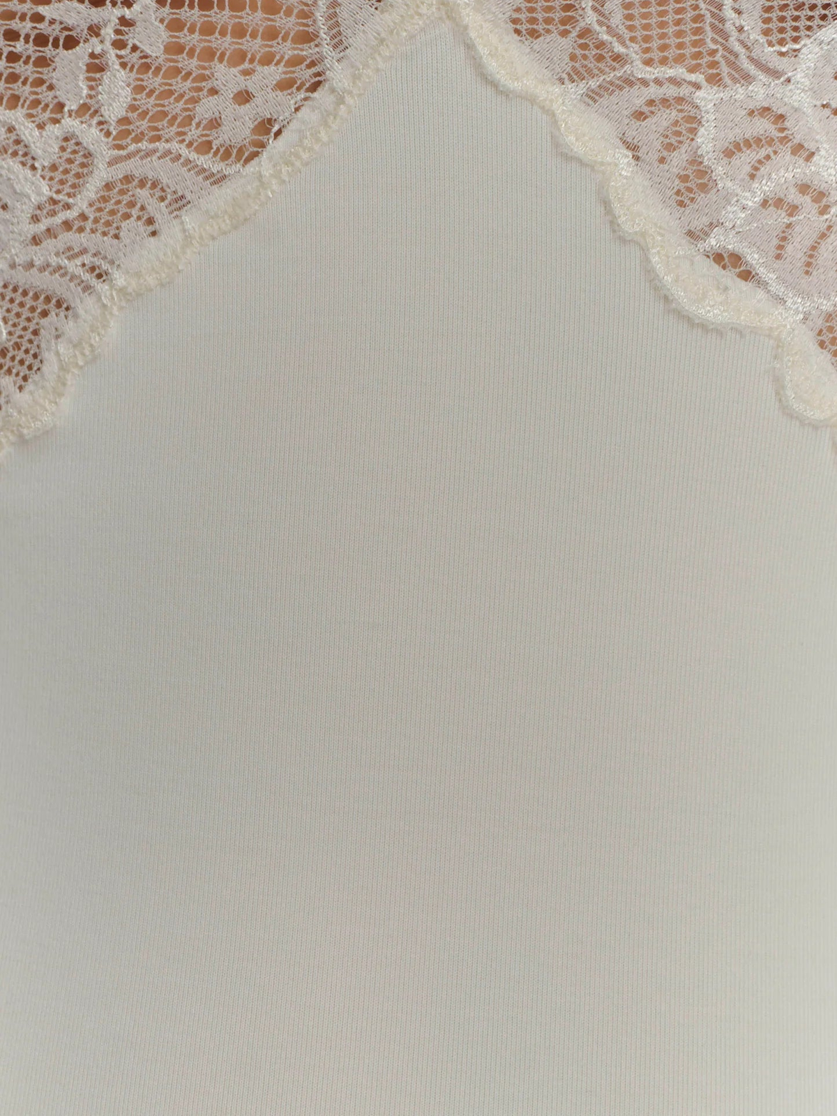 Lace Insert Maxi Dress in Ivory — Svelte Chic