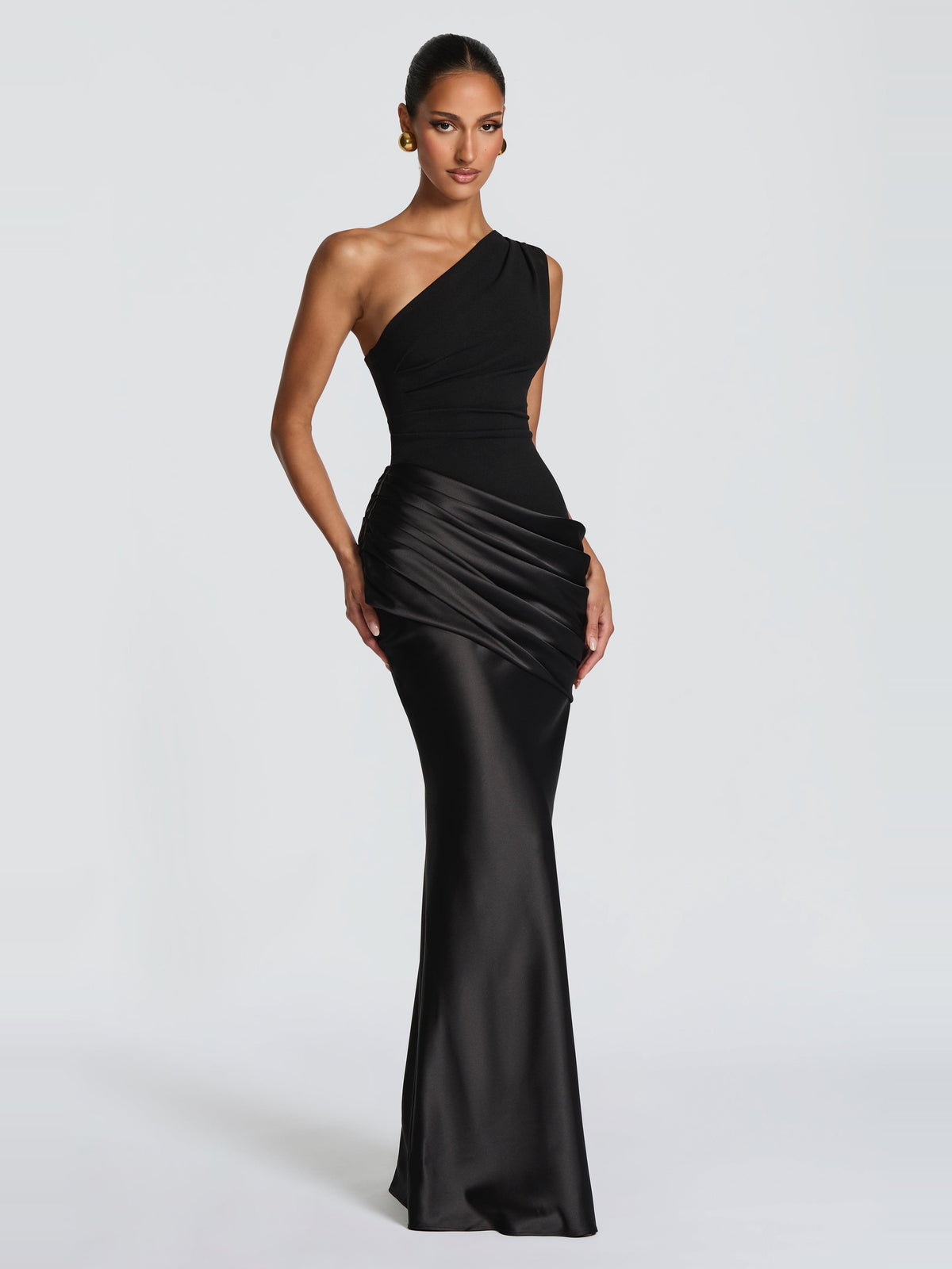 Sadona One Shoulder Maxi Dress — Svelte Chic