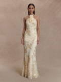 Floral Embroidered Maxi Dress — Svelte Chic