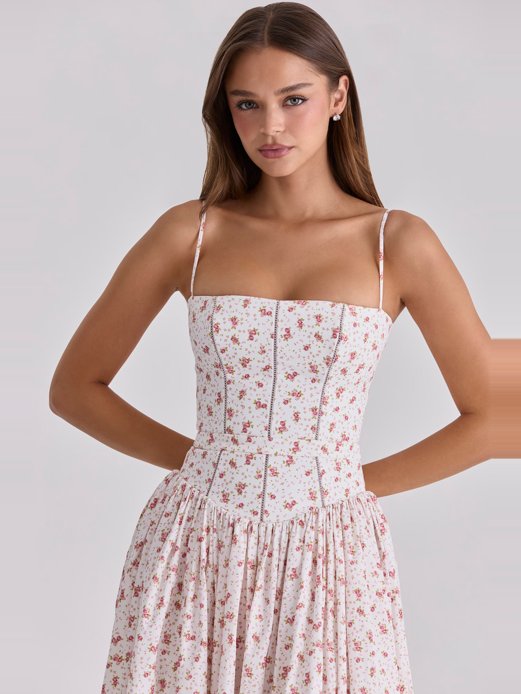 Floral Chiffon Cami Maxi Dress — Svelte Chic
