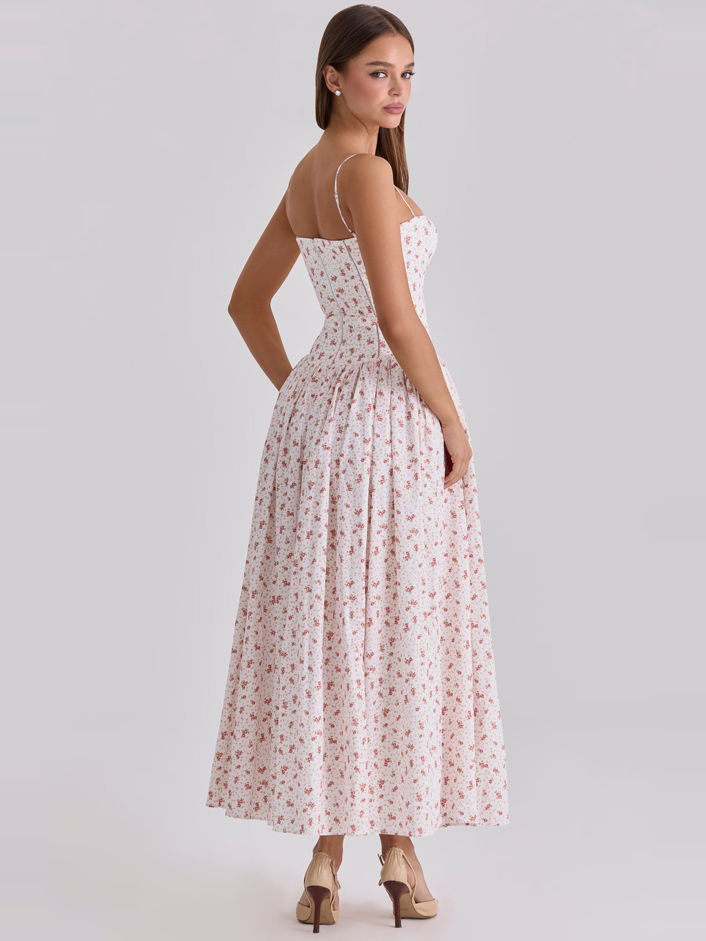 Floral Chiffon Cami Maxi Dress — Svelte Chic