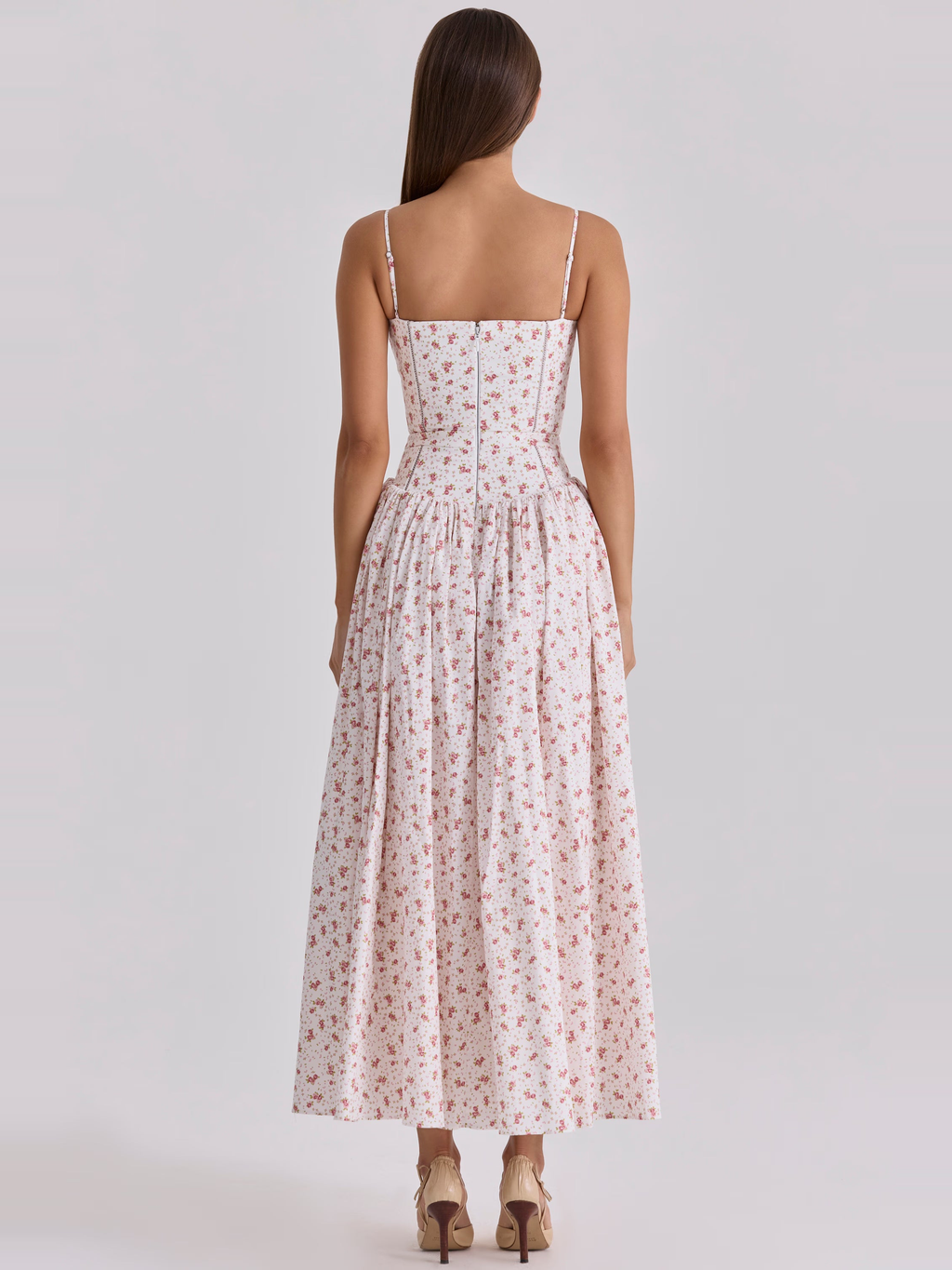 Floral Chiffon Cami Maxi Dress — Svelte Chic