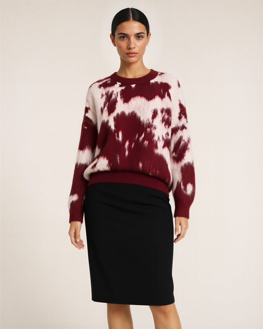 Clodia Cloud Print Sweater