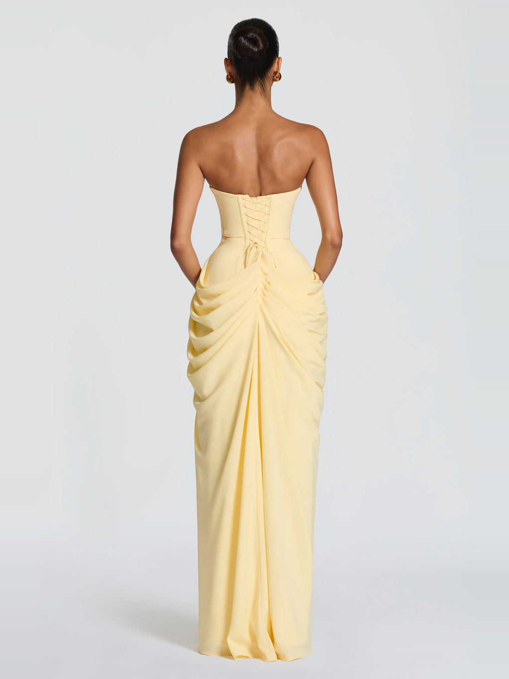 Soleil Corset Detail Maxi Dress — Svelte Chic