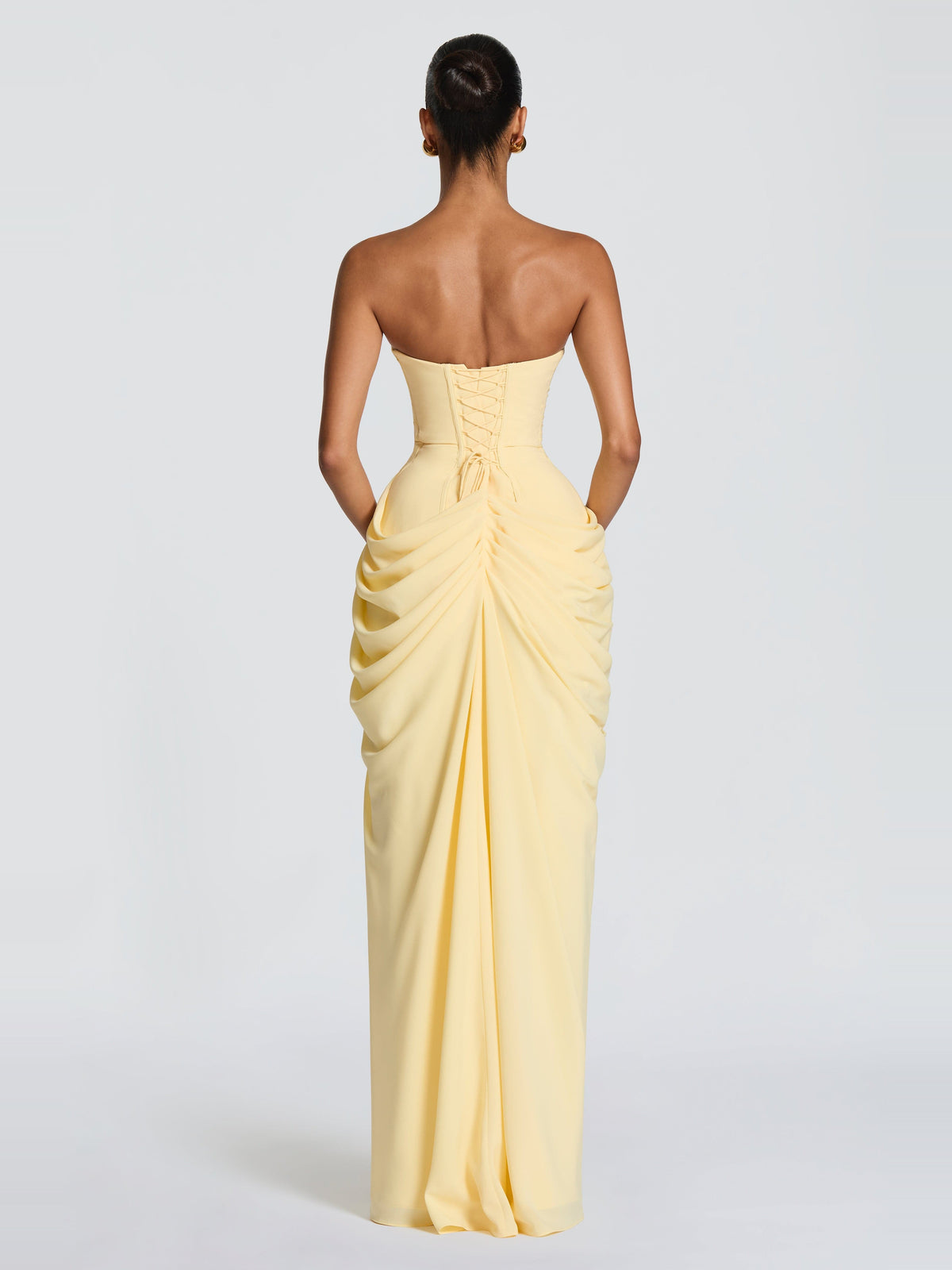 Soleil Corset Detail Maxi Dress — Svelte Chic
