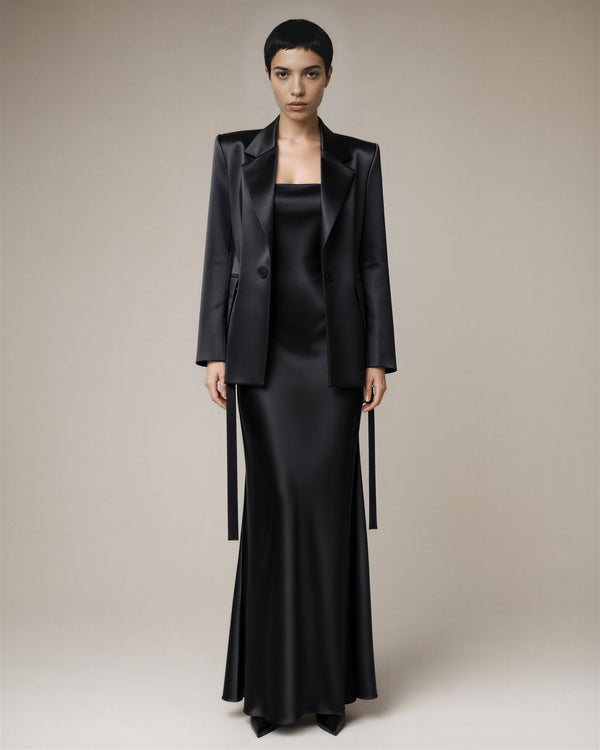 Dalila Satin Dress Set