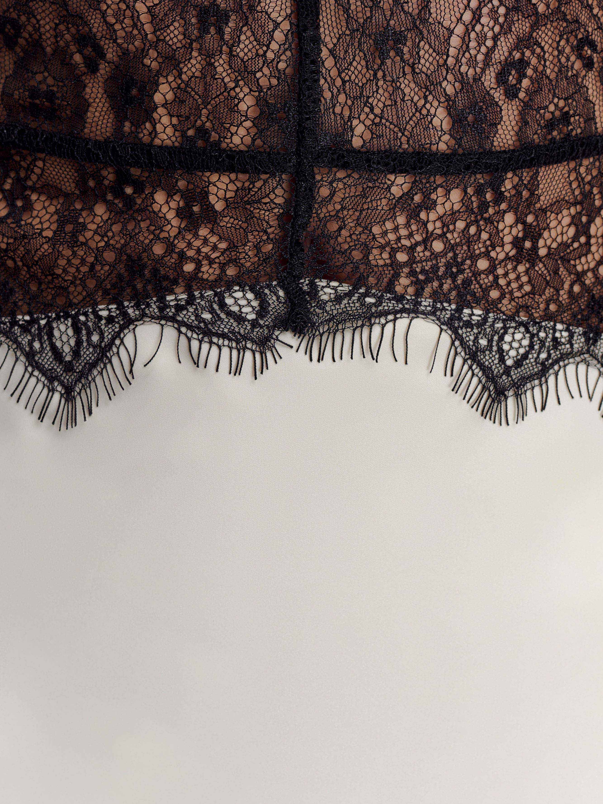 Dinah Lace Satin Mini Dress — Svelte Chic