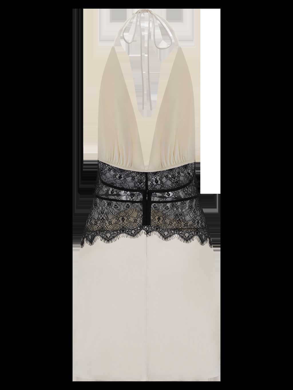 Dinah Lace Satin Mini Dress — Svelte Chic