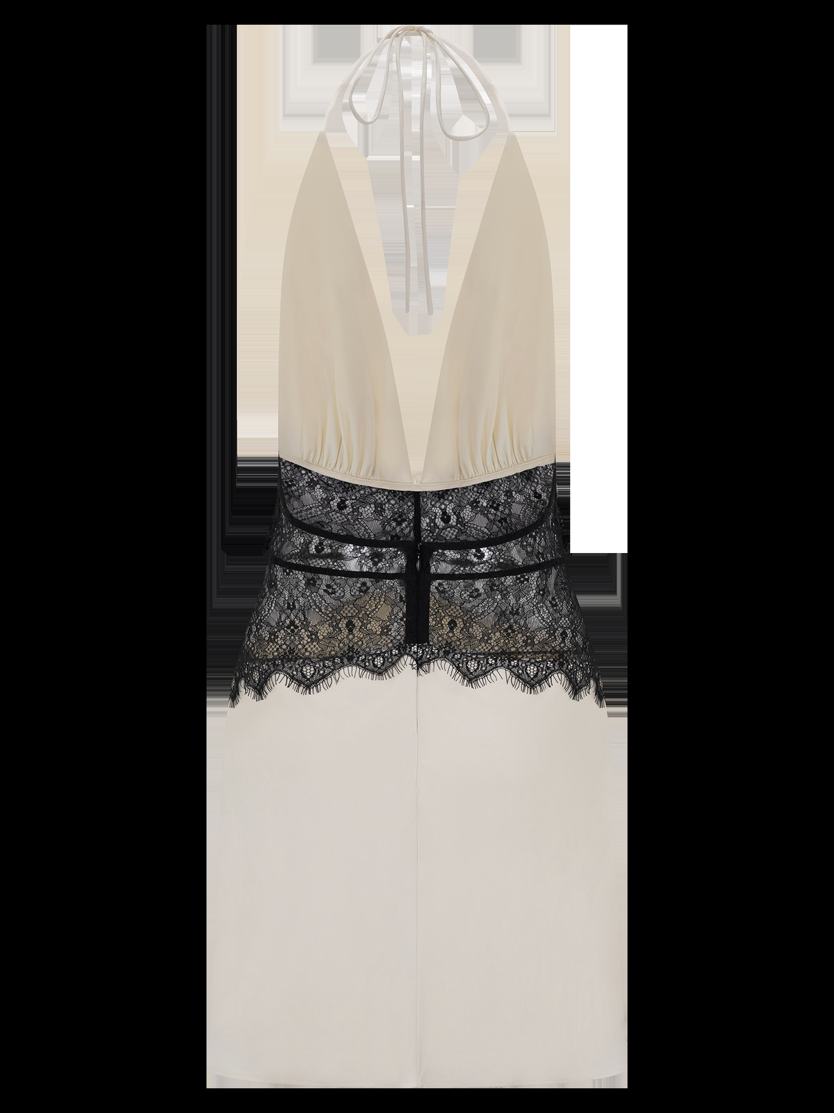 Dinah Lace Satin Mini Dress — Svelte Chic